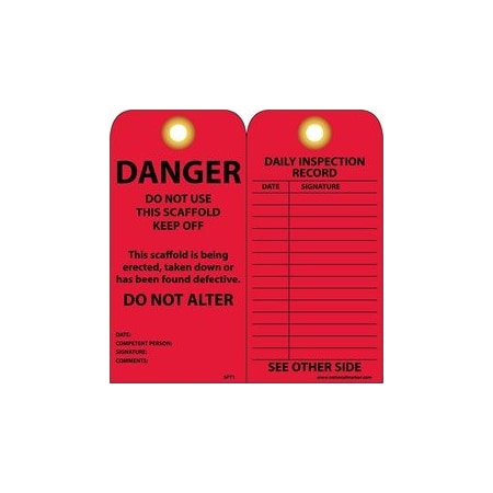 NMC TAG, DANGER, DO NOT USE THIS SVT1